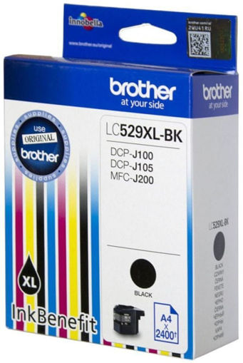Slika Kartuša Brother LC529XLB, Black, 2400 strani