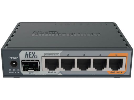 Slika Usmerjevalnik-router MIKROTIK hEX S RB760iGS 5-port SFP/PoE Gigabit 