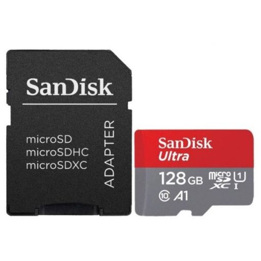 Slika Spominska kartica SanDisk MicroSD  128GB + adapter