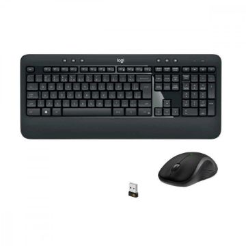 Prikaži podrobnosti za Logitech MK540 črna brezžična slovenska tipkovnica + miška Slika Logitech MK540 črna brezžična slovenska tipkovnica + miška