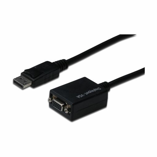 Slika DisplayPort - VGA adapter 15cm Digitus črn