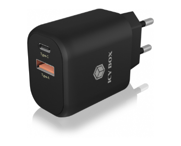 Prikaži podrobnosti za Polnilec IcyBox 20W 2-port FastCharger Slika Polnilec IcyBox 20W 2-port FastCharger