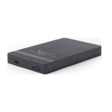 Prikaži podrobnosti za Ohišje za disk 6cm USB3.1 tip-C Gembird črno Slika Ohišje za disk 6cm USB3.1 tip-C Gembird črno