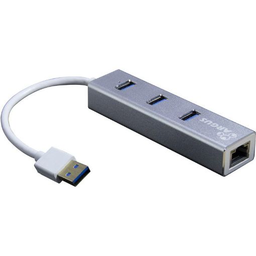 Slika Adapter Intert USB30 TO LAN IT-310 črn 3xUSB30