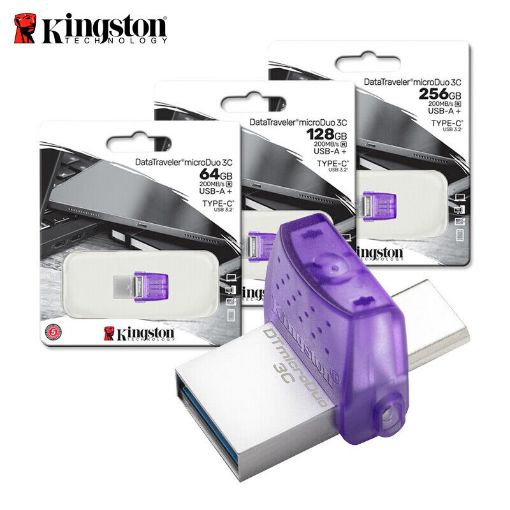 Slika KINGSTON MicroDuo 256GB (DTDUO3CG3/256B) USB-C ključek