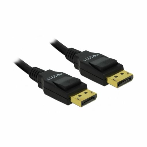 Slika Delock kabel DisplayPort 1m 4K 60Hz 20-pin povezan črn 82423