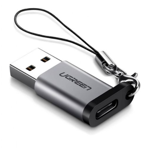 Slika Ugreen USB 3.0-A na USB-C adapter siv - blister