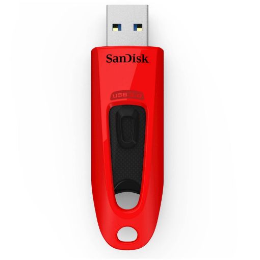 Slika USB ključ SanDisk 64GB USB3.0 Ultra rdeč