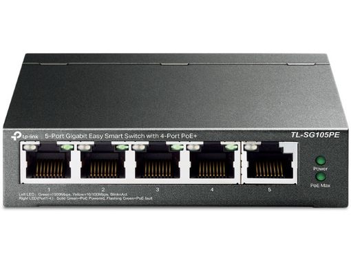 Slika Stikalo TP-Link LAN 5-port TL-SG105PE Giga 4x POE