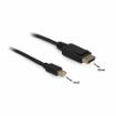 Slika Delock kabel miniDisplayPort-DisplayPort 2m 4K 60Hz črn 82438