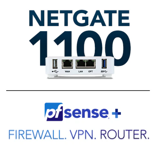 Slika Požarni zid pfSense Netgate 1100, usmerjevalnik