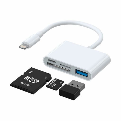 Slika Joyroom čitalec kartic Hub USB lightning OTG S-H142