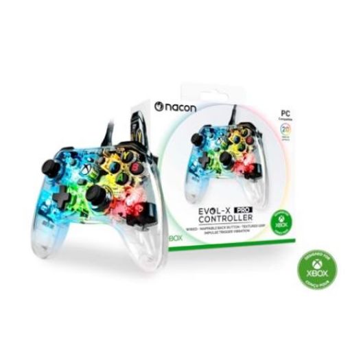 Slika NACON EVOL-X PRO RGB ŽIČNI IGRALNI PLOŠČEK ZA PC/XBOX/XBSX