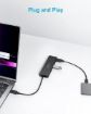 Slika Anker Ultra Slim 4-port USB-C hub črn