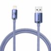 Slika Baseus kabel USB/Lightning 1.2m 2.4A Crystal shine vijoličen CAJY000005