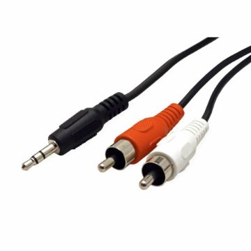 Prikaži podrobnosti za Roline kabel AVDIO 3.5M-2xChinchM 1,5m Slika Roline kabel AVDIO 3.5M-2xChinchM 1,5m