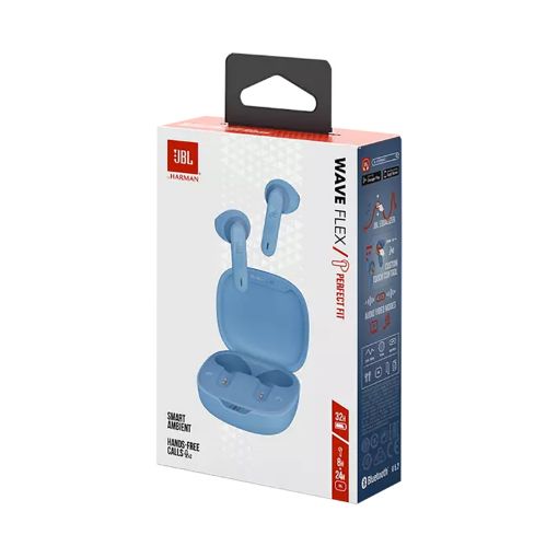 Slika JBL Wave Flex BT5.2 In-ear slušalke z mikrofonom, modra