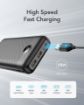 Slika VEGER prenosna baterija L30 30000 mAh, črna