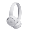 Slika JBL Tune 500 naglavne slušalke z mikrofonom, bele žične