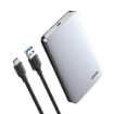 Slika Ugreen 2.5 SATA ohišje za disk srebrn + USB-C-USB-A kabel - box
