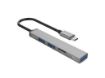Slika Priključna postaja USB-C 4 v 1, 1x USB 3.0, 2x USB 2.0, TF, 0.15m, ALU siva, ORI